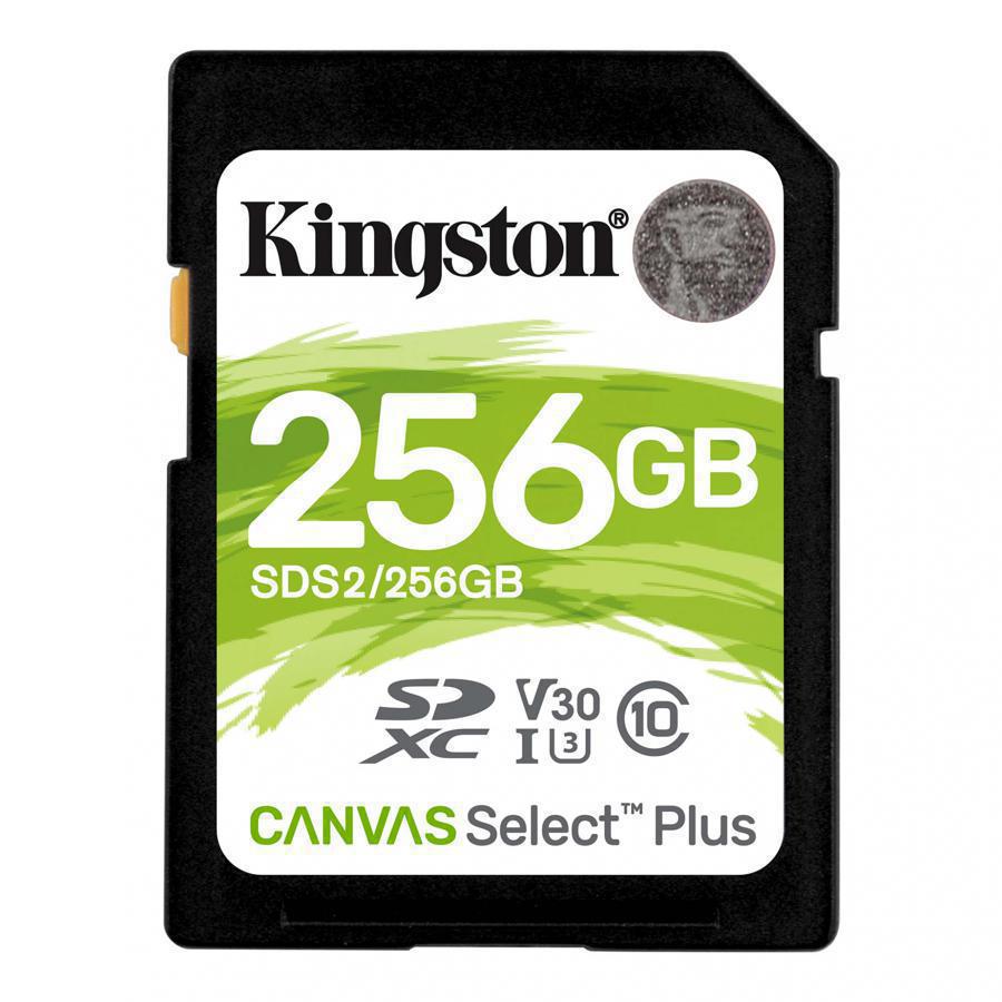 Флеш карта SDXC 256Gb Class10 Kingston SDS2/256GB Canvas Select Plus w/o adapter