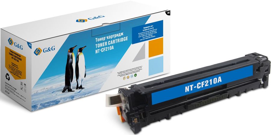 Картридж лазерный G&G NT-CF210A черный (1600стр.) для HP LJ Pro 200 color Printer M251n/nw/MFP M276n