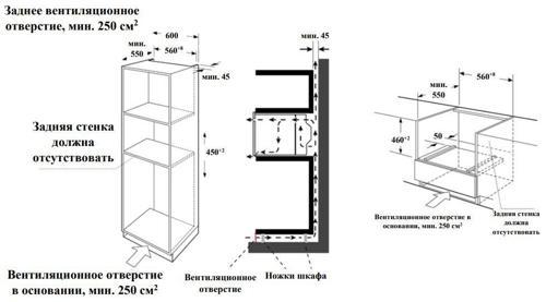Духовой шкаф Электрический Weissgauff OE 449 PDW белый