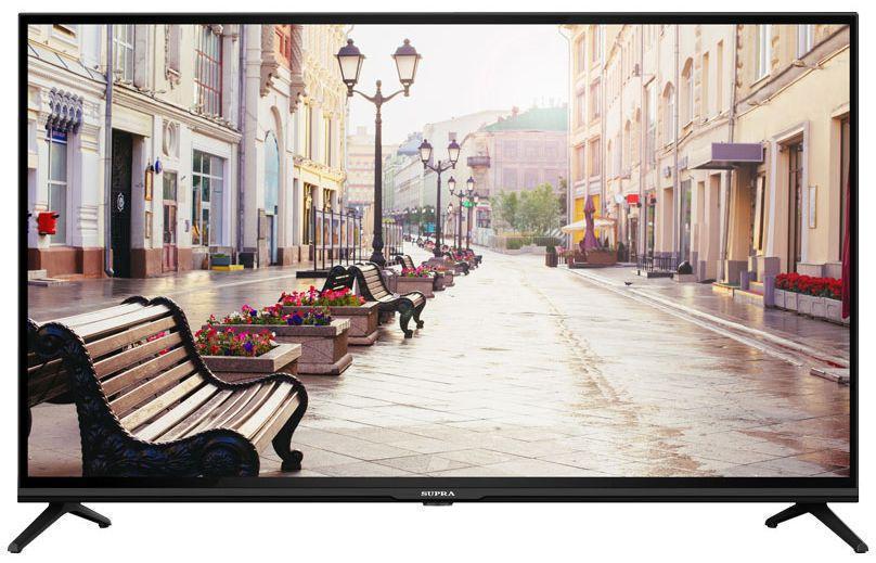 Телевизор LED Supra 43" STV-LC43ST00100F Frameless черный FULL HD 50Hz DVB-T DVB-T2 DVB-C USB WiFi Smart TV (RUS)