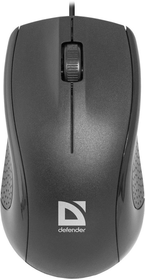 Мышь Defender MB-160 черный оптическая (1000dpi) USB для ноутбука (2but)