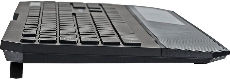 Клавиатура + мышь Defender Berkeley C-925 клав:черный мышь:черный/красный USB беспроводная slim Multimedia Touch (45925)