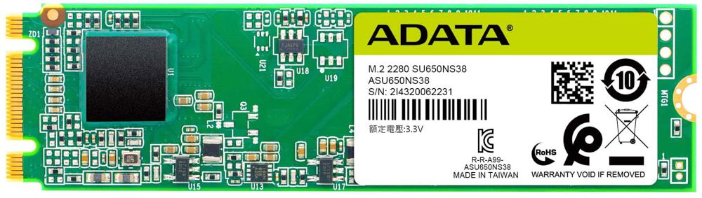 Накопитель SSD A-Data SATA III 240Gb ASU650NS38-240GT-C Ultimate SU650 M.2 2280