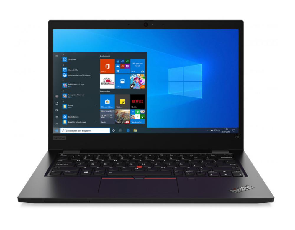 Ноутбук Lenovo ThinkPad L13 Core i5 10310U 16Gb SSD256Gb Intel UHD Graphics 13.3" WVA FHD (1920x1080) Windows 10 Professional 64 black WiFi BT Cam