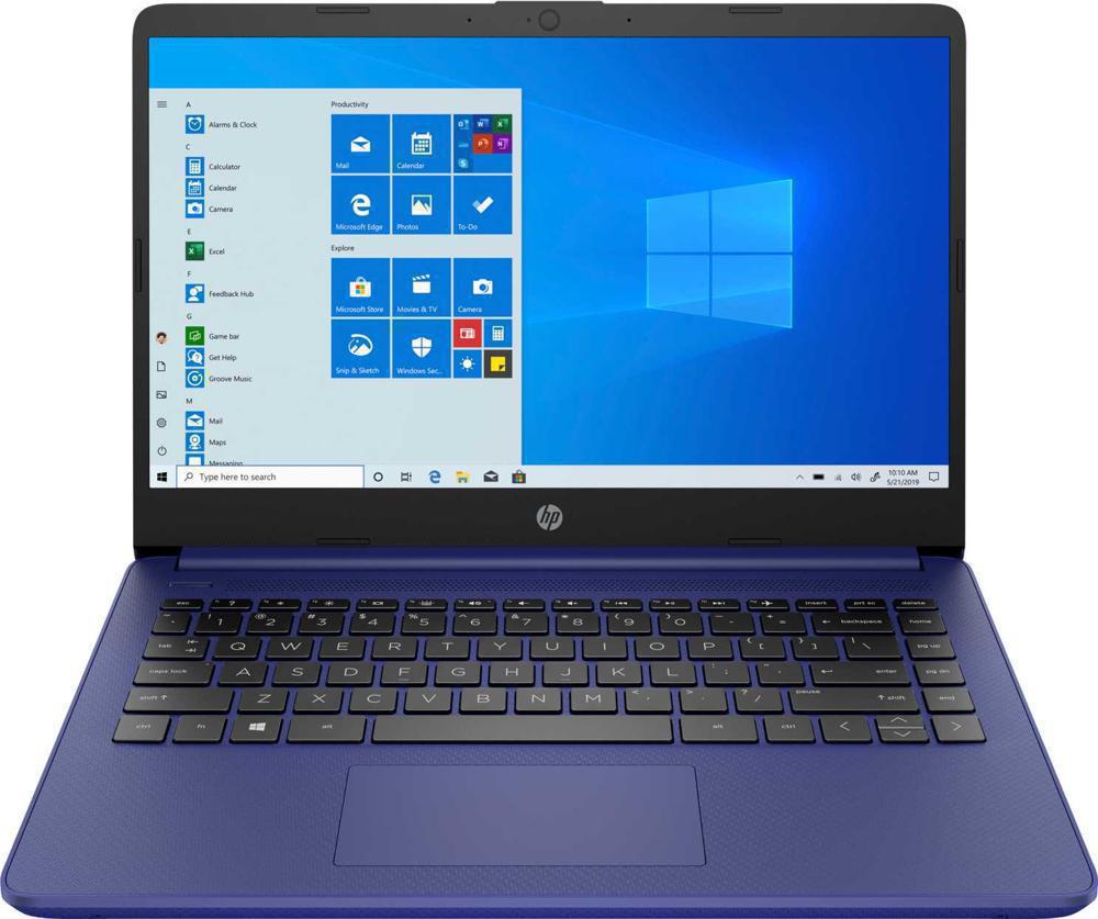 Ноутбук HP 14s-fq0031ur Ryzen 3 3250U 8Gb SSD256Gb AMD Radeon 14" IPS FHD (1920x1080) Windows 10 Home blue WiFi BT Cam