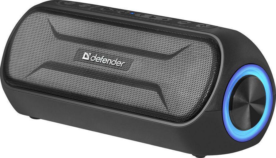 Колонка порт. Defender Enjoy S1000 черный 20W 2.0 BT/3.5Jack 2000mAh (65688)