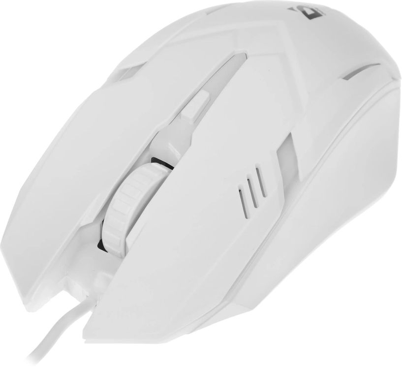 Мышь Defender Cyber MB-560L белый оптическая 1600dpi USB для ноутбука 2but (52561)