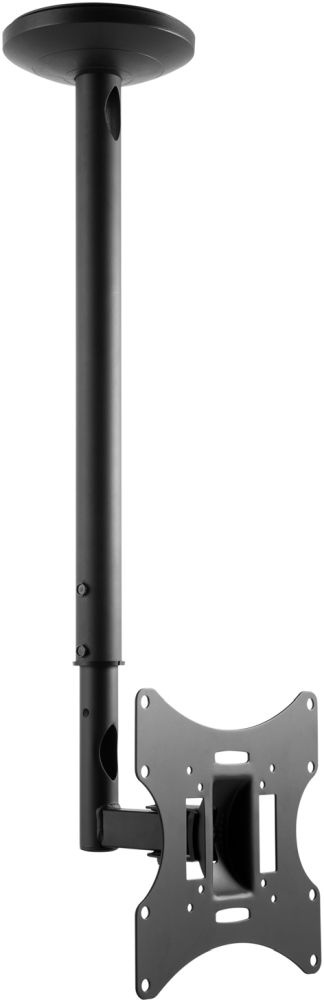 Кронштейн для телевизора Ultramounts UM890 черный 17"-43" макс.30кг потолочный поворотно-выдвижной и наклонный