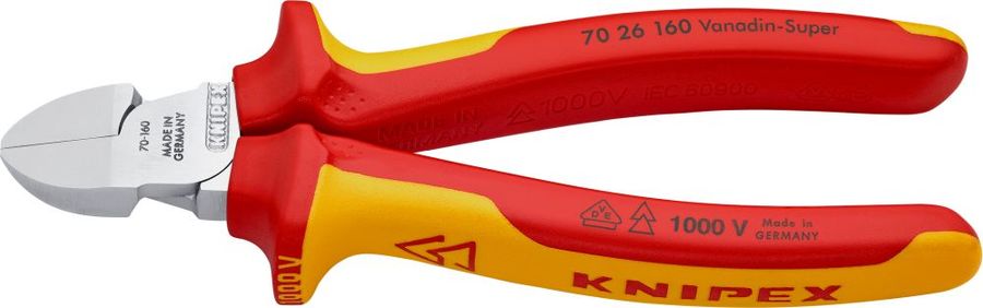 Бокорезы Knipex KN-7026160 диэлектр.покр.