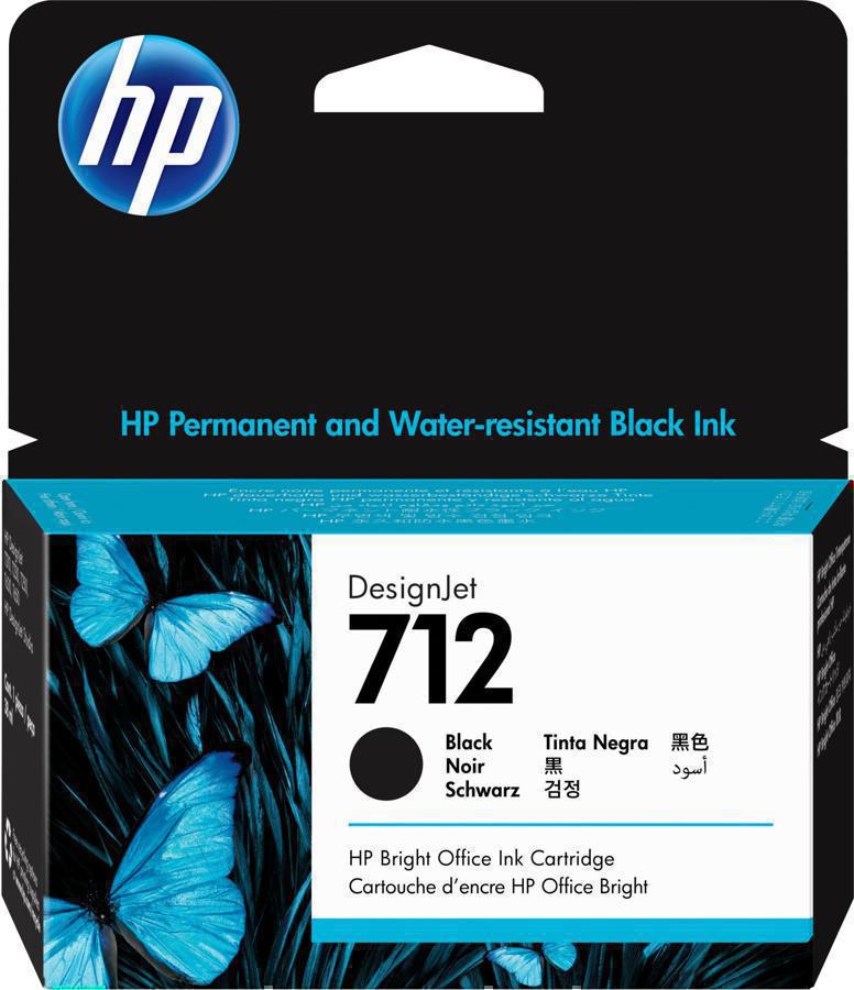 Картридж струйный HP 712 3ED70A черный (38мл) для HP DJ Т230/630