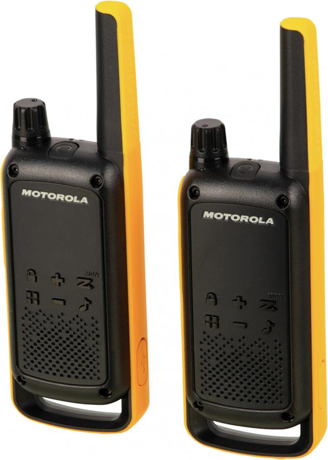Комплект раций Motorola Talkabout T82 Extreme 8кан. до 10км компл.:2шт аккум. черный/оранжевый (MT192)