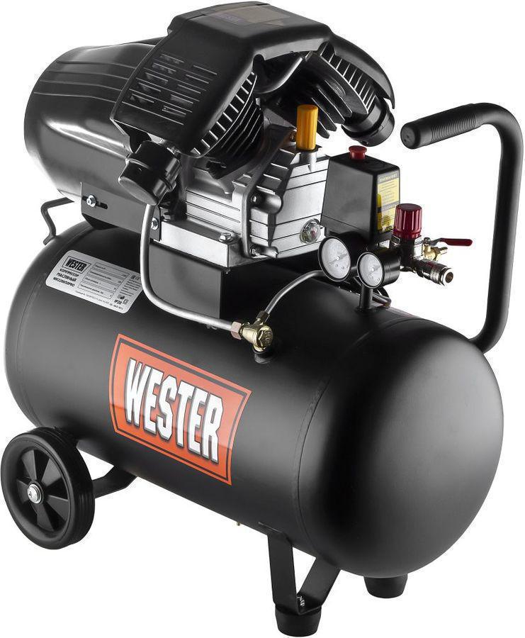 Компрессор поршневой Wester WK2200/50PRO масляный 330л/мин 50л 2200Вт черный