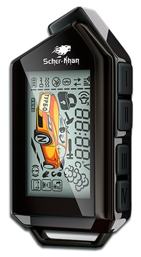 Автосигнализация Scher-Khan М30 Компл. 2.0 с обратной связью + дистанционный запуск брелок с ЖК дисплеем
