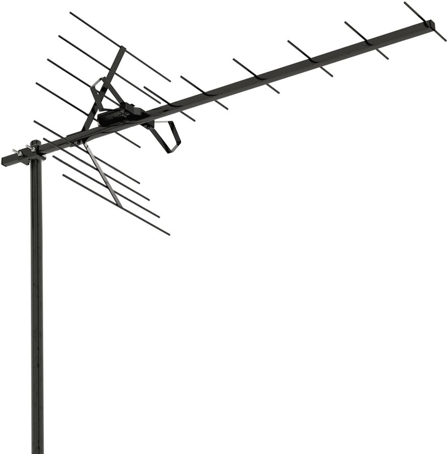 Антенна телевизионная Gal AN-830p 13дБ пассивная черный