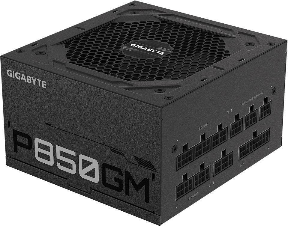 Блок питания Gigabyte ATX 850W GP-P850GM 80+ gold (20+4pin) APFC 120mm fan 8xSATA Cab Manag RTL