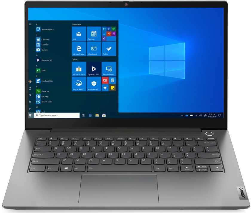 Ноутбук Lenovo Thinkbook 14 G2 ITL Core i5 1135G7/8Gb/SSD256Gb/Intel Iris Xe graphics/14"/IPS/FHD (1920x1080)/Windows 10 Professional 64/grey/WiFi/BT/Cam
