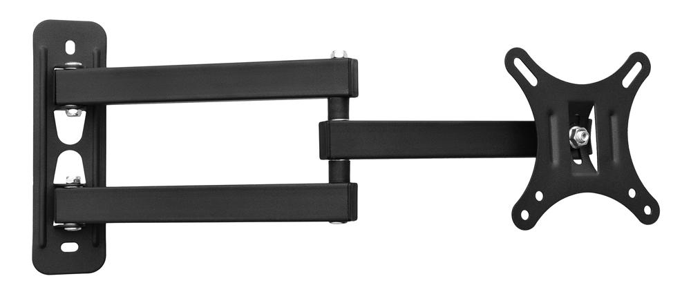 Кронштейн для телевизора Buro FL3 черный 15"-32" макс.7кг настенный поворотно-выдвижной и наклонный