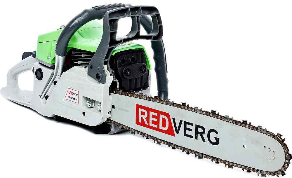 Бензопила RedVerg RD-GC50-16 2000Вт 2.7л.с. дл.шины:16" (40cm)