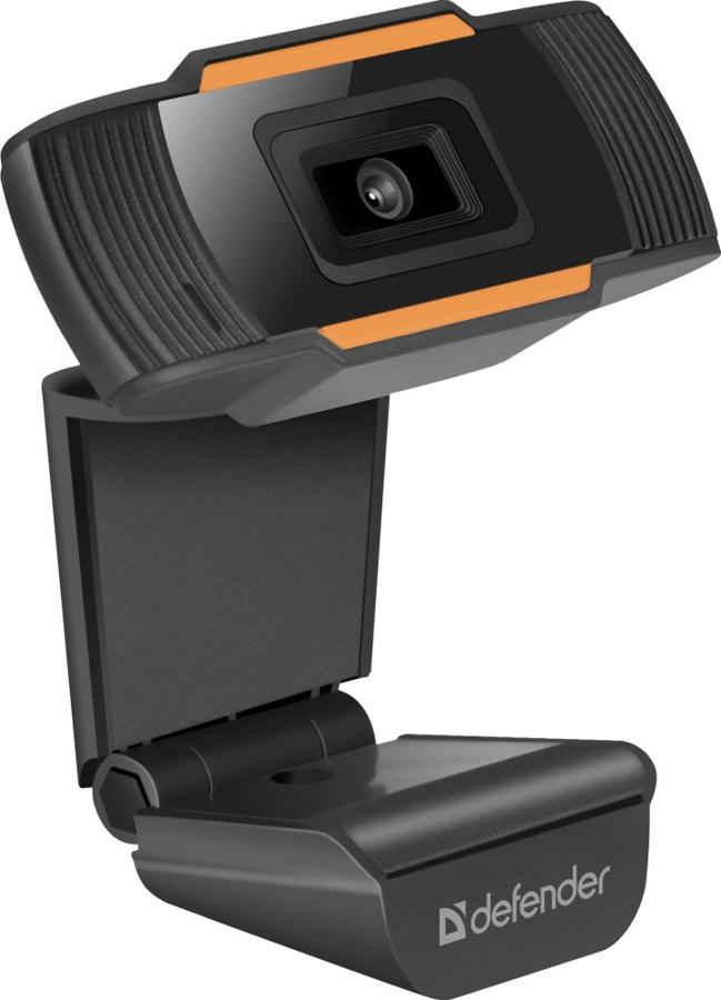 Камера Web Defender G-Lens 2579 черный 2Mpix (1280x720) USB2.0 с микрофоном