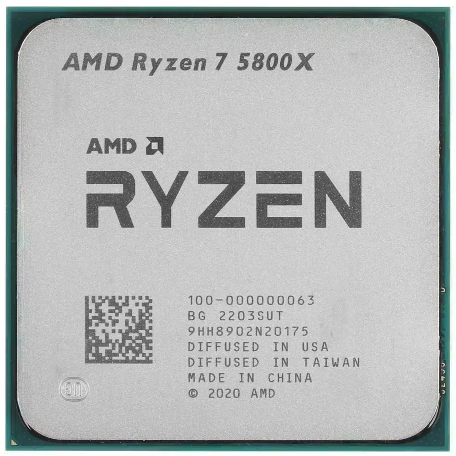 Процессор AMD Ryzen 7 5800X AM4 (100-000000063) (3.8GHz) OEM