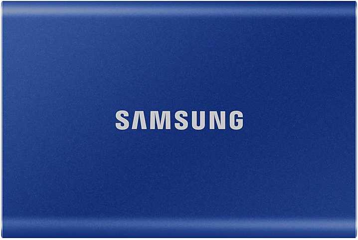 Накопитель SSD Samsung USB-C 1Tb MU-PC1T0H/WW T7 1.8" синий