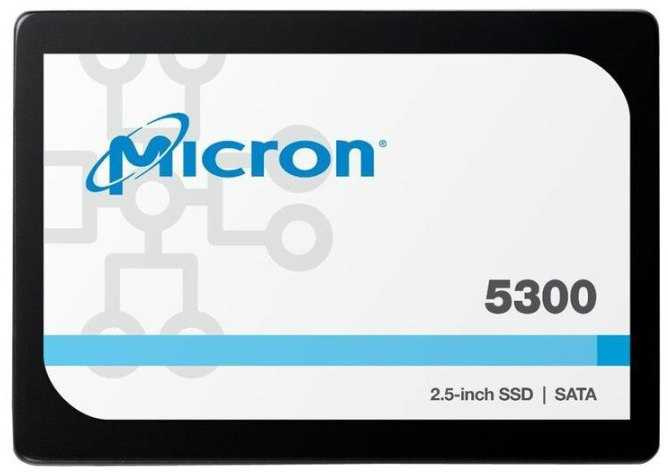 Накопитель SSD Crucial SATA III 1.92Tb MTFDDAK1T9TDS-1AW1ZABYY Micron 5300PRO 2.5"