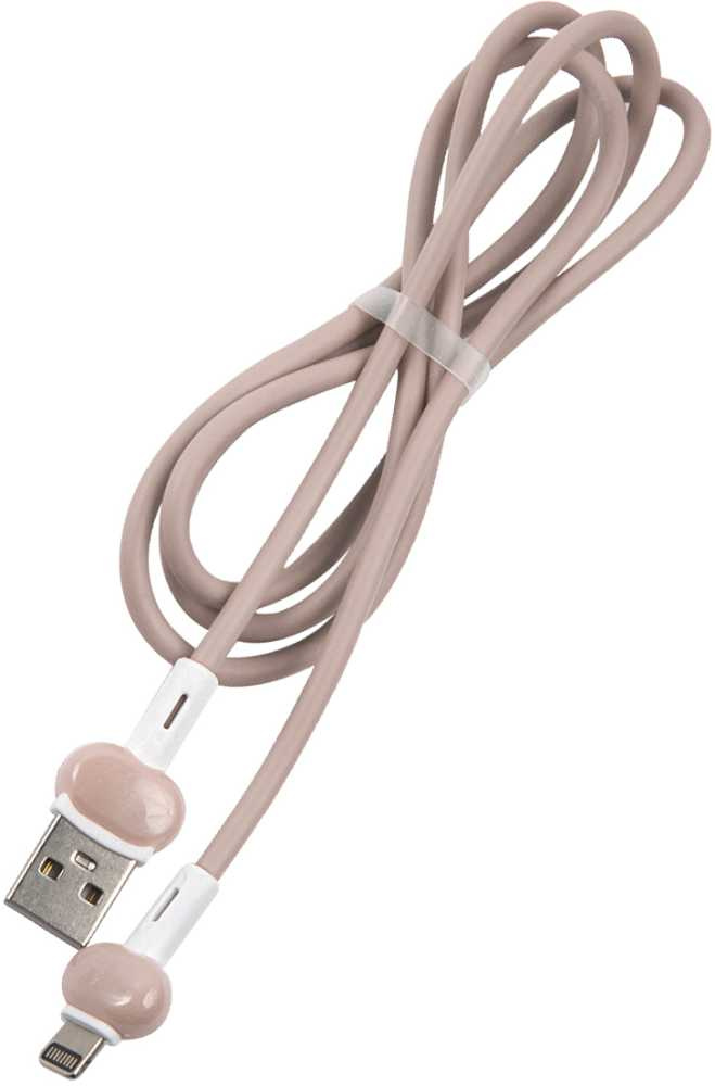 Кабель Redline Candy УТ000021991 USB (m)-Lightning (m) 1м розовый