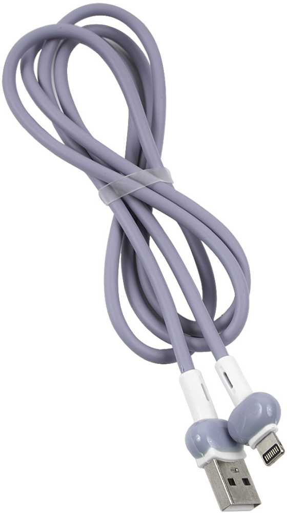 Кабель Redline Candy УТ000021992 USB (m)-Lightning (m) 1м фиолетовый