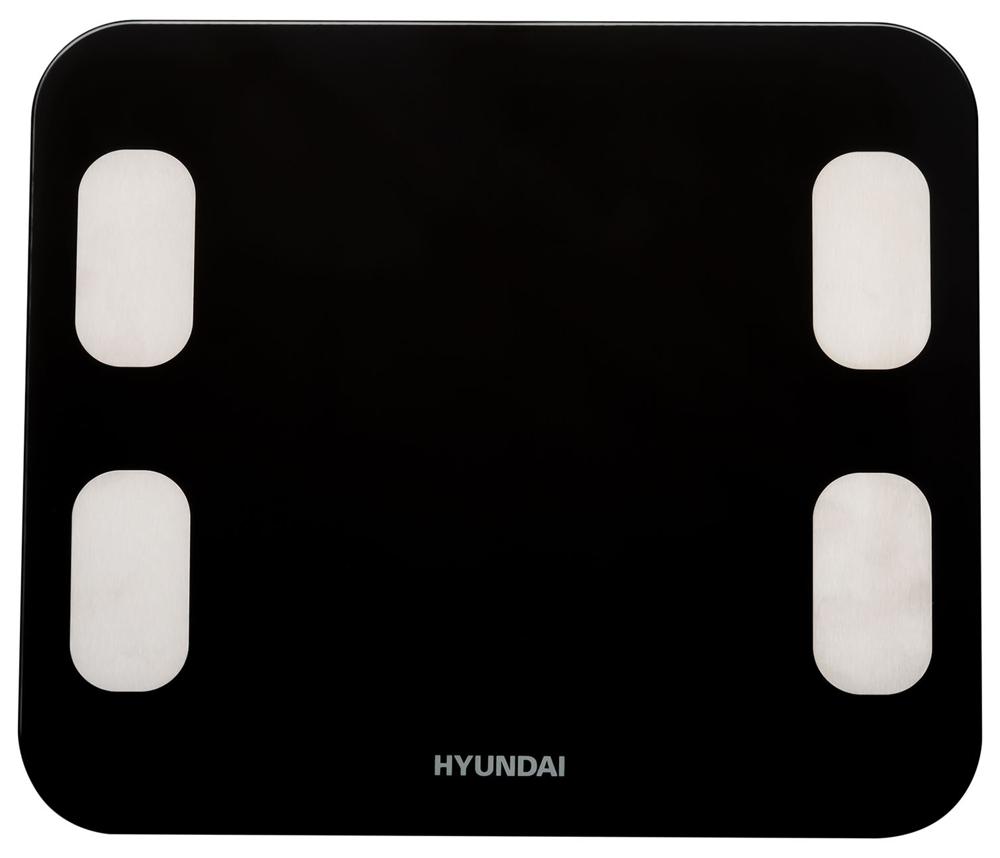 Весы напольные электронные Hyundai H-BS03554 макс.180кг черный