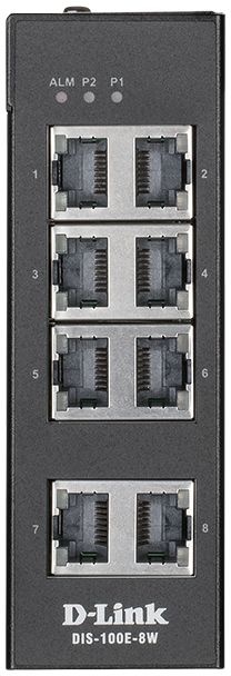 Коммутатор D-Link DIS-100E-8W DIS-100E-8W/A1A (L2) 8x100Мбит/с неуправляемый