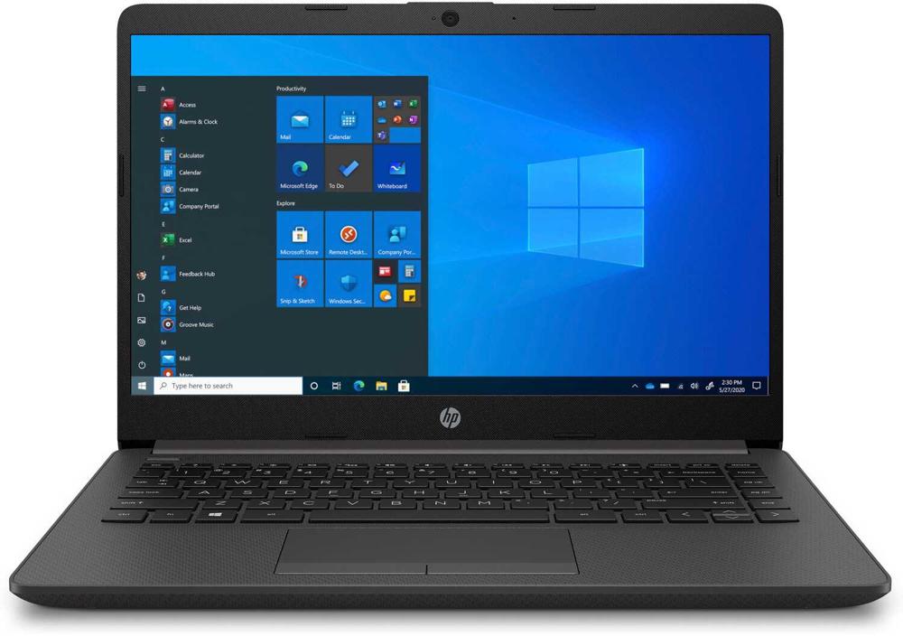 Ноутбук HP 240 G8 Core i5 1035G1 8Gb SSD256Gb Intel UHD Graphics 14" UWVA FHD (1920x1080) Windows 10 Professional 64 black WiFi BT Cam