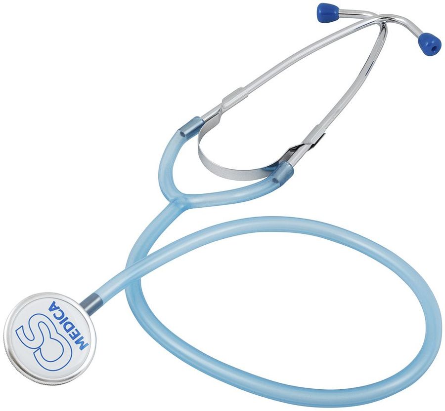 Стетоскоп механический CS Medica CS-404 голов.:односторонняя голубой