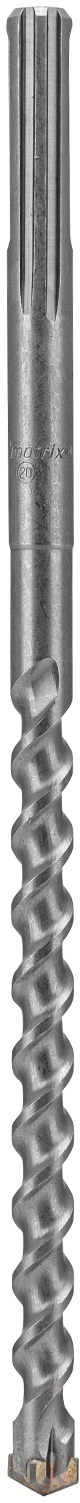 Бур Matrix 71231 по бетону Д=20мм Дл=400мм (1пред.) для перфораторов