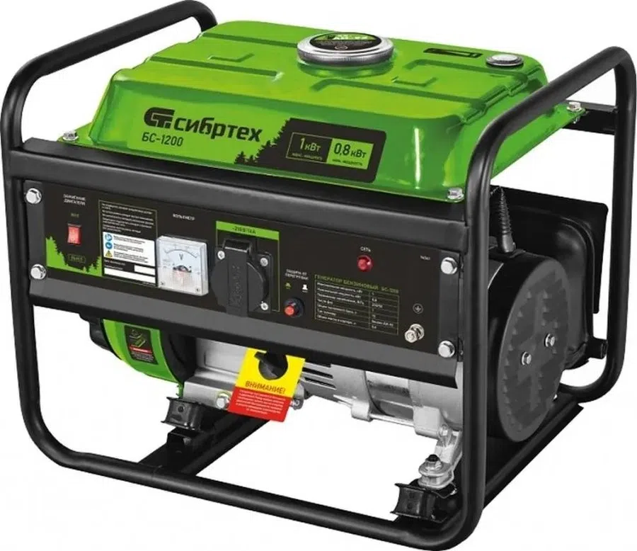 Генератор Сибртех БС-1200 1кВт
