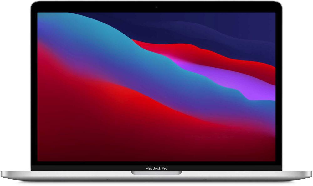 Ноутбук Apple MacBook Pro M1 8 core 8Gb SSD256Gb/8 core GPU 13.3" IPS (2560x1600) Mac OS silver WiFi BT Cam