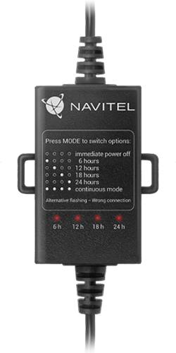 Контроллер питания Navitel Smart Box Max черный 4.5м Вход 1240 В, выход 5В 2А, защита от разряда аккумулятора, таймер (упак.:1шт)