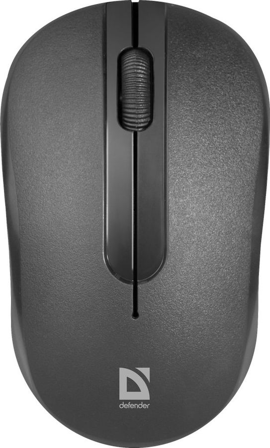 Мышь Defender Datum MM-285 черный оптическая 1600dpi беспров. USB 2but (52285)
