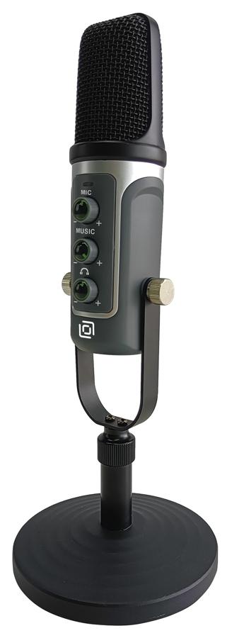 Микрофон проводной Оклик SM-800G 1.8м черный
