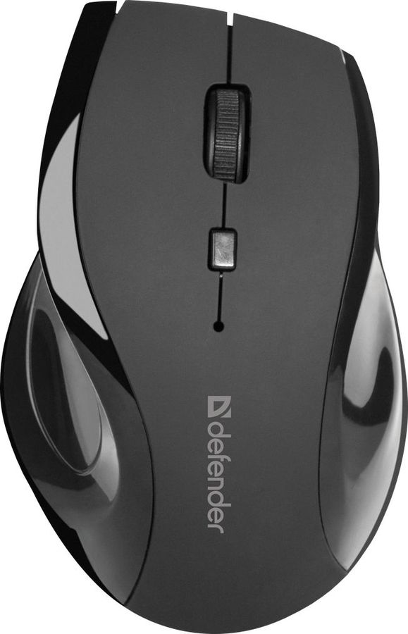 Мышь Defender Accura MM-295 черный оптическая (1600dpi) беспроводная USB (6but)