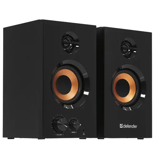 Колонки Defender Aurora S20 2.0 черный 20Вт
