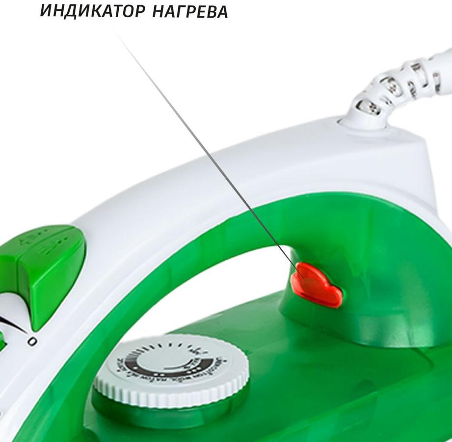Утюг Supra IS-1821 1800Вт белый/зеленый