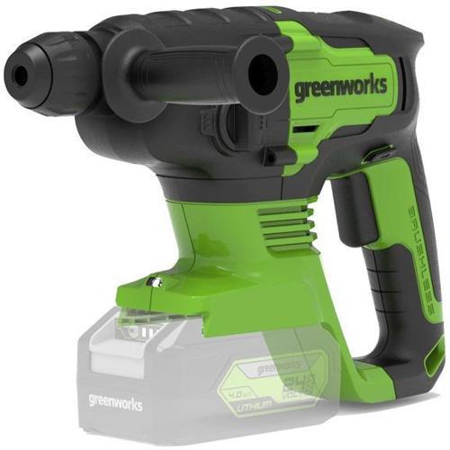 Перфоратор Greenworks GD24SDS1 патрон:SDS-plus уд.:1.2Дж аккум. (кейс в комплекте)