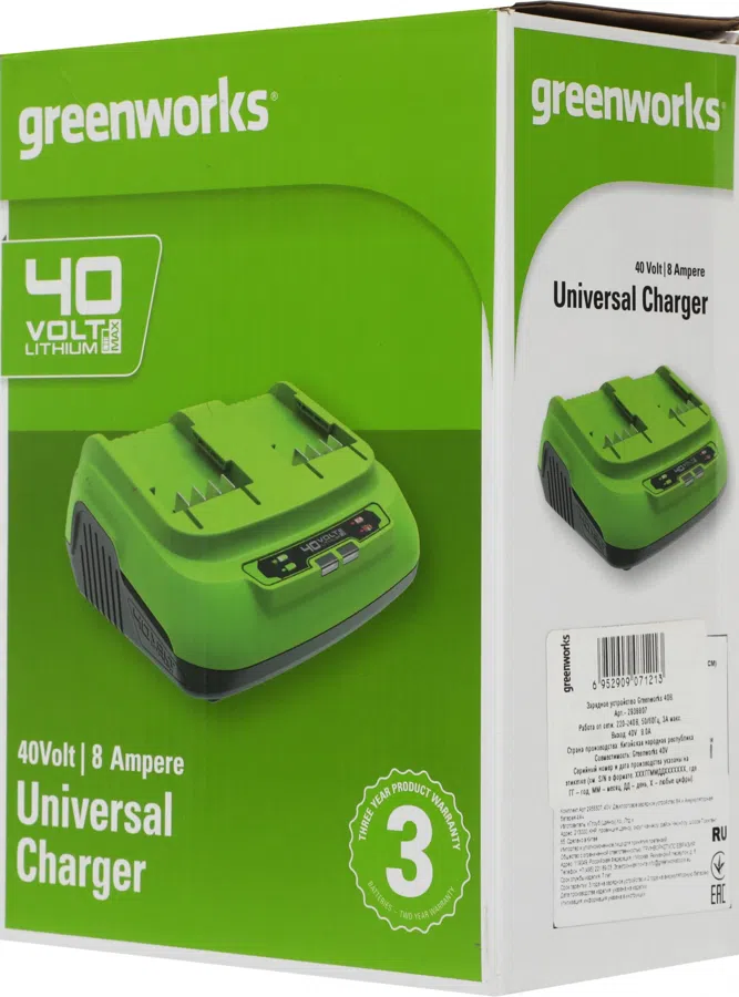 Зарядное устройство Greenworks G40UC8 (2938807)