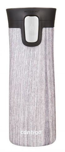 Термокружка Contigo Pinnacle Couture 0.42л. белый/коричневый (2104546)