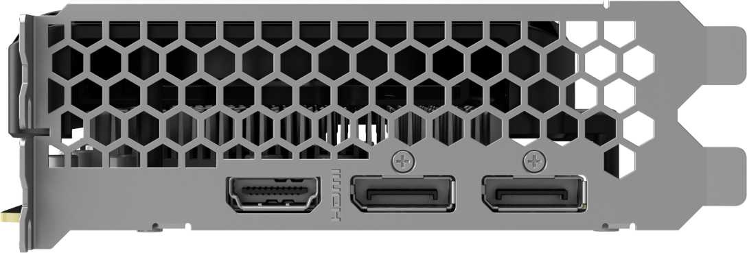 Видеокарта Palit PCI-E PA-GTX1650 GP OC 4G D6 NVIDIA GeForce GTX 1650 4096Mb 128 GDDR6 1410/12000 HDMIx1 DPx2 HDCP Ret