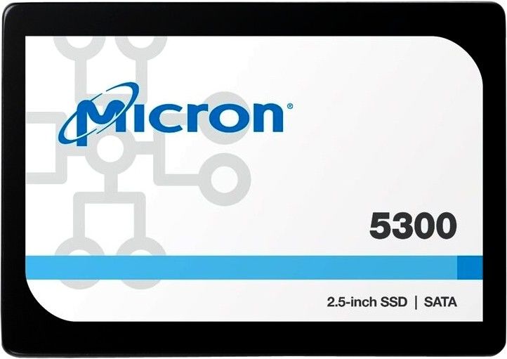 Накопитель SSD Crucial SATA III 3.84Tb MTFDDAK3T8TDS-1AW1ZABYY Micron 5300PRO 2.5"