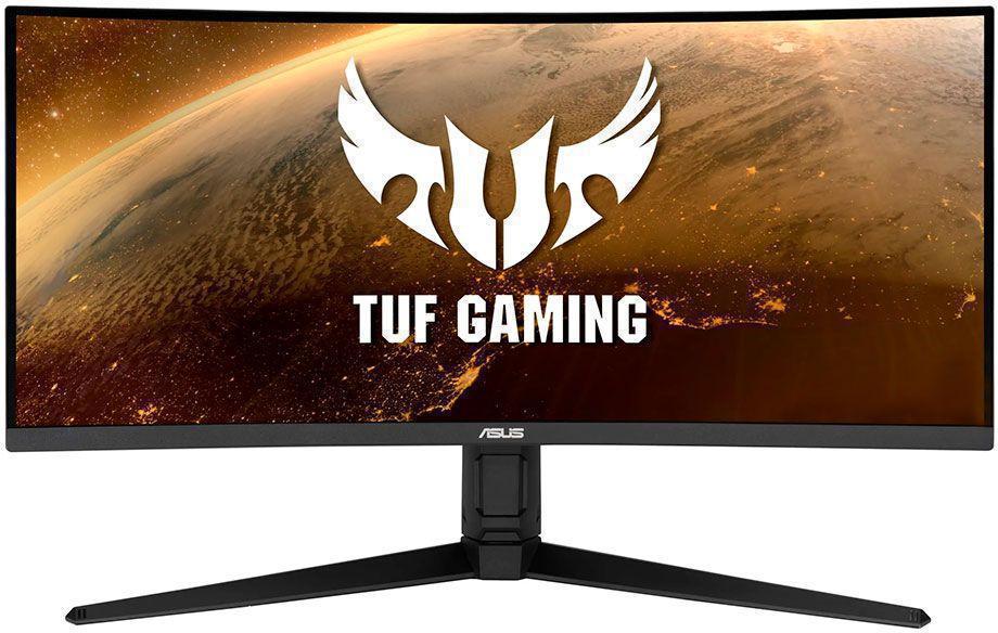 Монитор Asus 34" TUF Gaming VG34VQL1B темно-серый VA LED 1ms 21:9 HDMI M/M матовая HAS Piv 550cd 178гр/178гр 3440x1440 165Hz DP 2K USB 9.01кг