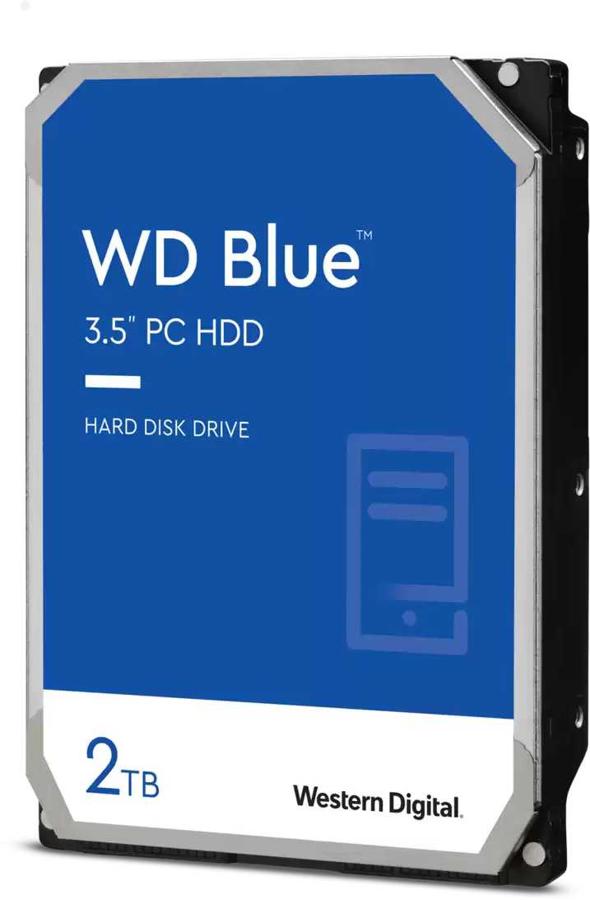 Жесткий диск WD Original SATA-III 2Tb WD20EZBX Desktop Blue (7200rpm) 256Mb 3.5"