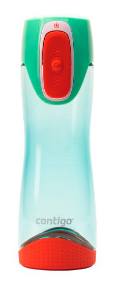 Бутылка Contigo Swish 0.5л бирюзовый/красный тритан (2095119)
