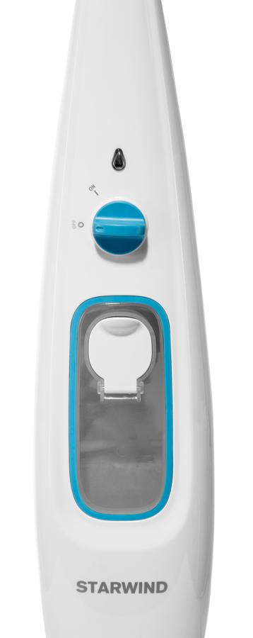 Швабра паровая Starwind SSM5333 1300Вт белый/голубой